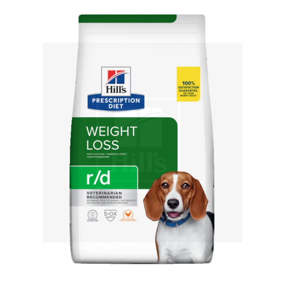 Hill's Prescription Diet r/d koeratoit kanaga 4kg - Tootepilt 