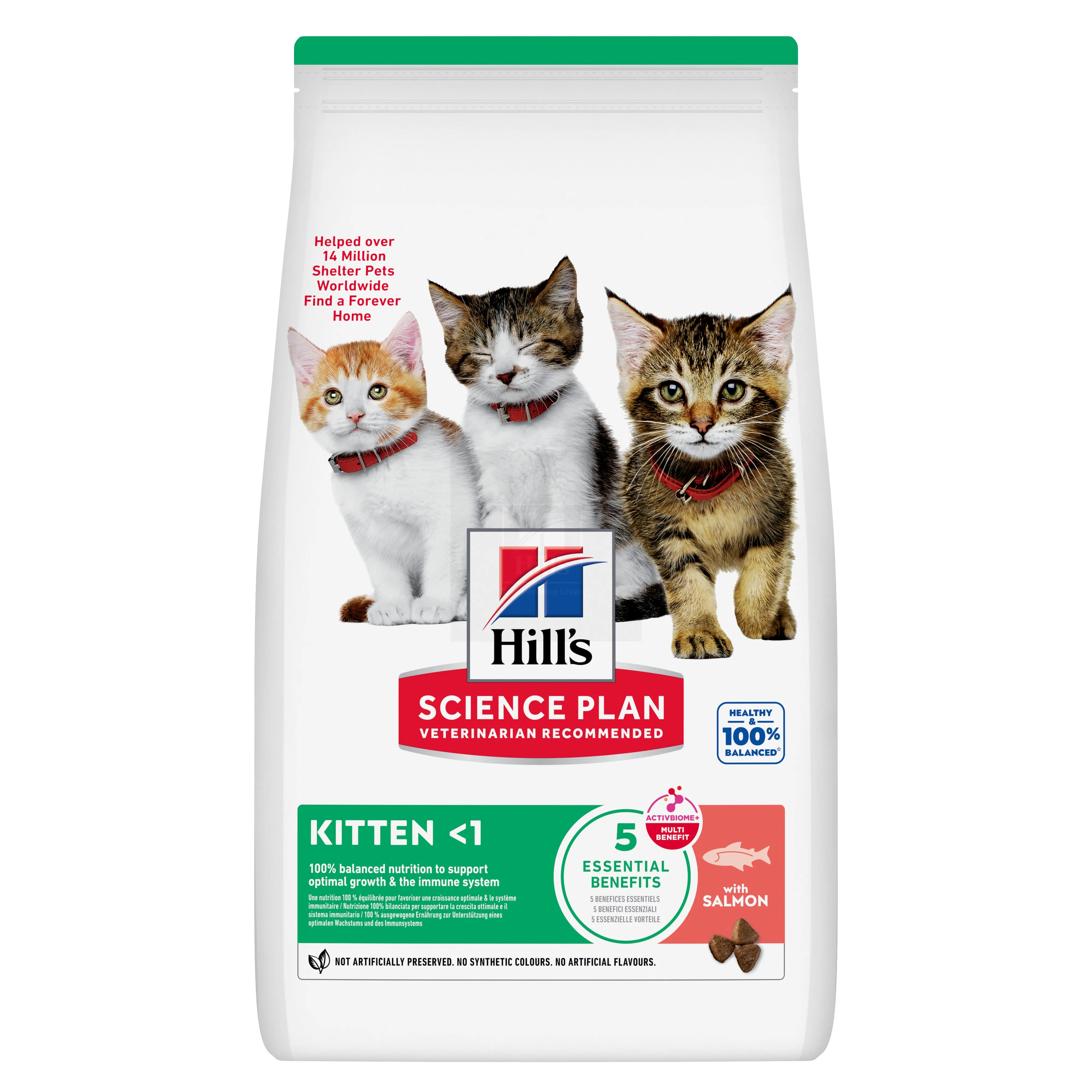 HILLS KASSIPOJA TÄISSÖÖT LÕHE 1,5KG - Tootepilt 