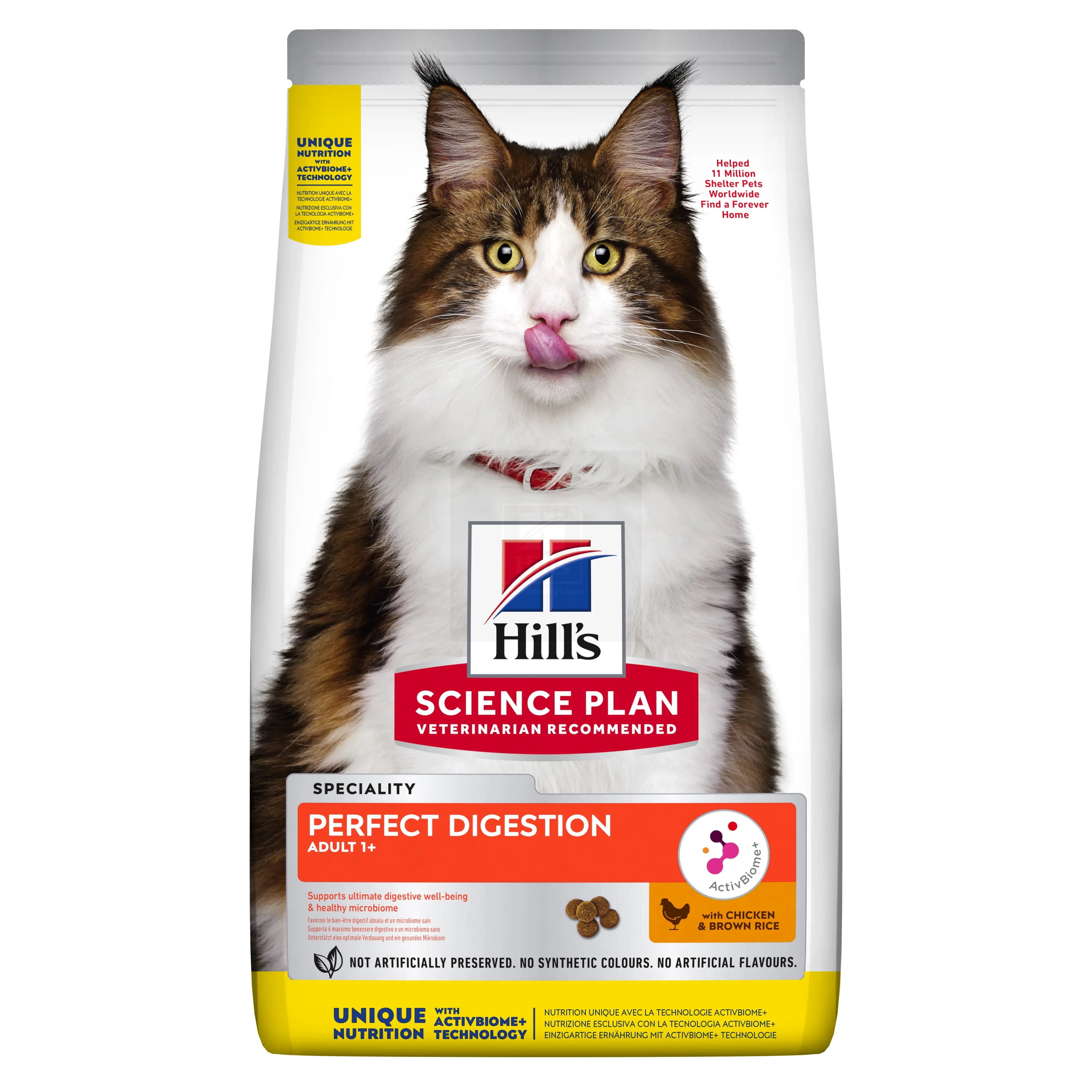 Hill's Science Plan Perfect Digestion kuivtoit kassile kanaga, 1,5 kg - Tootepilt 