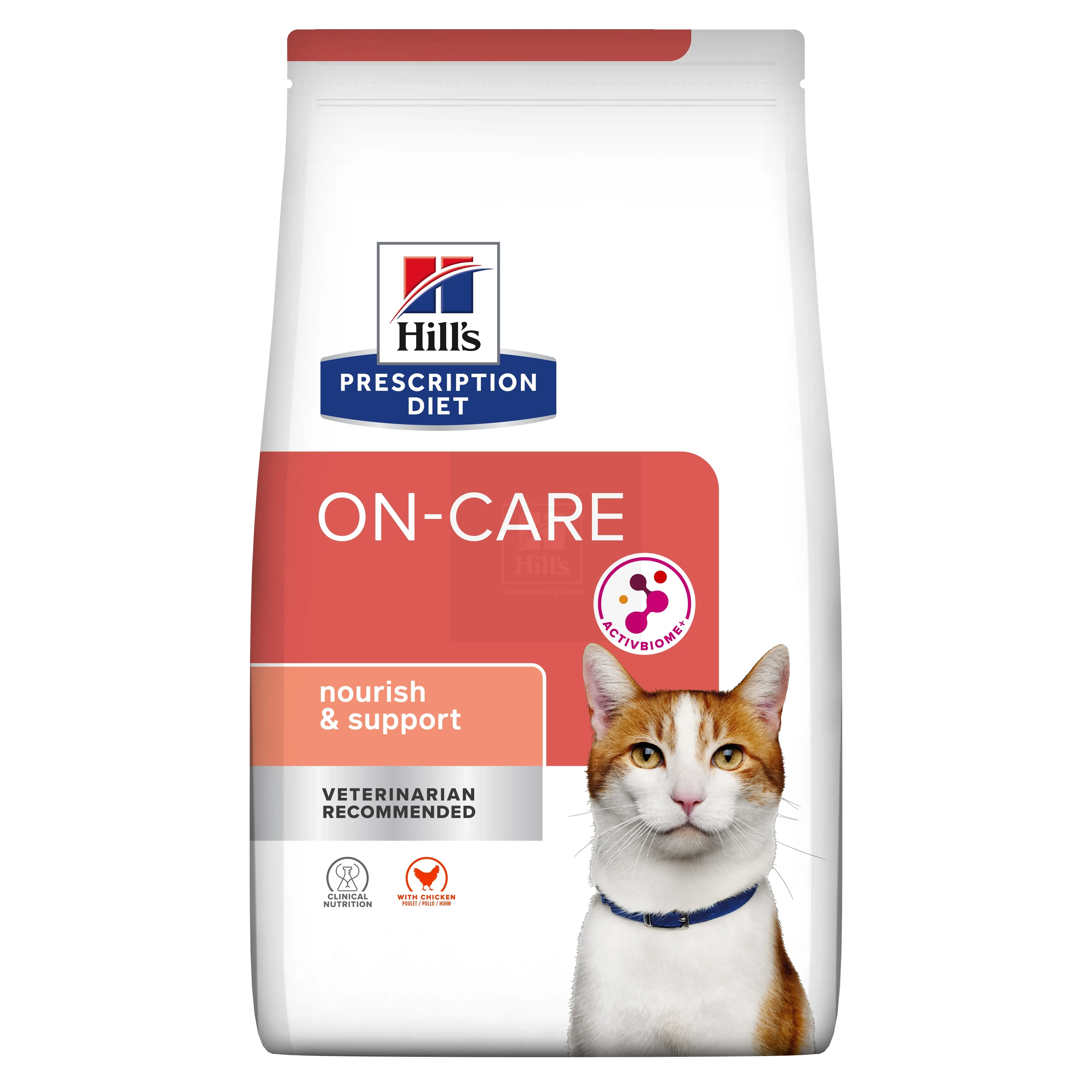 Hill's Prescription Diet On-Care täissööt kassile kanaga, 1,5 kg - Tootepilt 