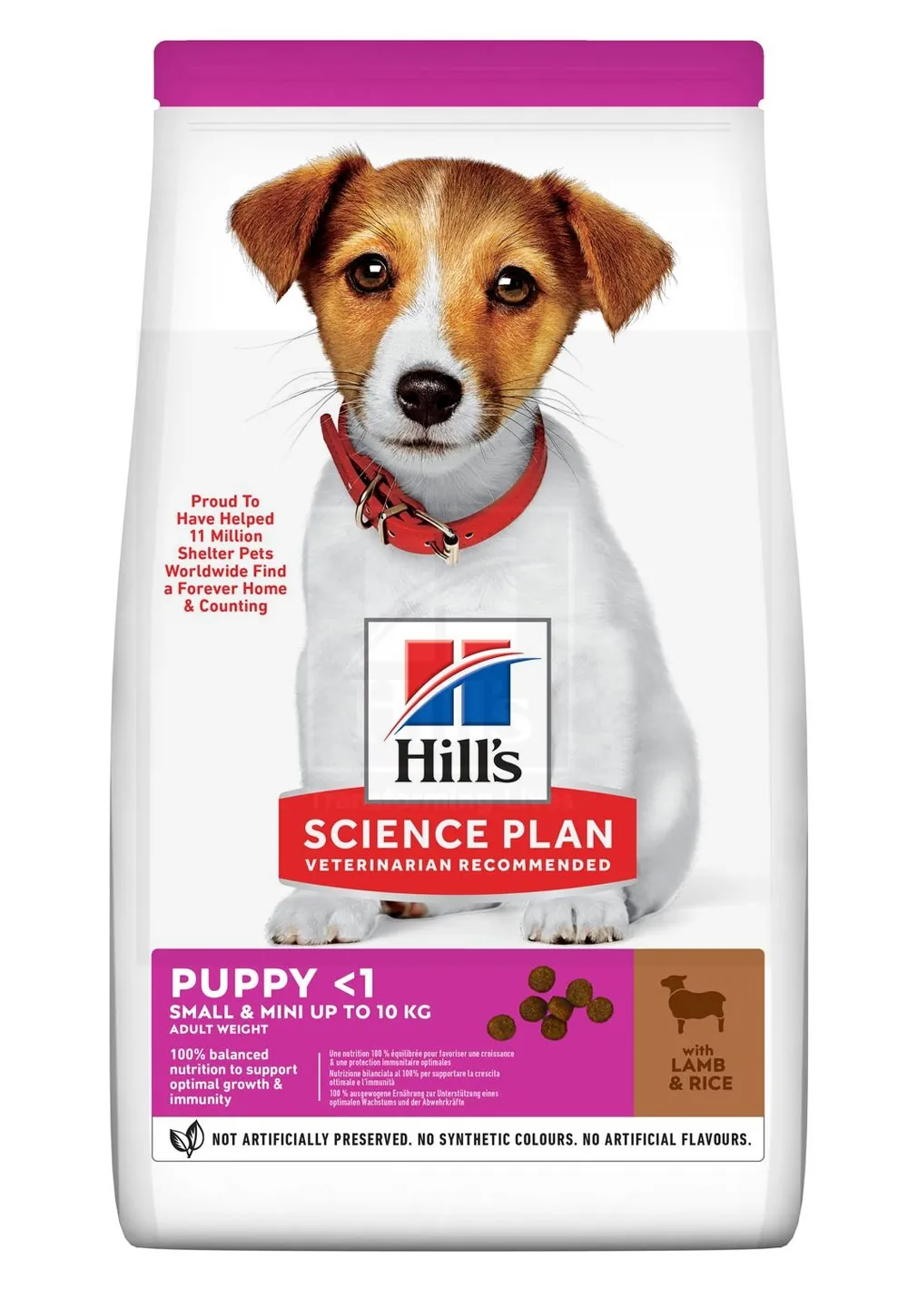 Hill's Science Plan Small&Mini kutsikatele lambaliha ja riisiga 1,5kg - Tootepilt 