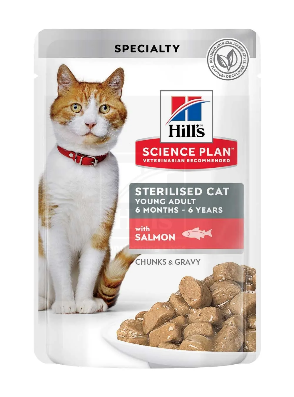 Hill's Science Plan Young Sterilized kassi einekotike lõhega 85g - Tootepilt 
