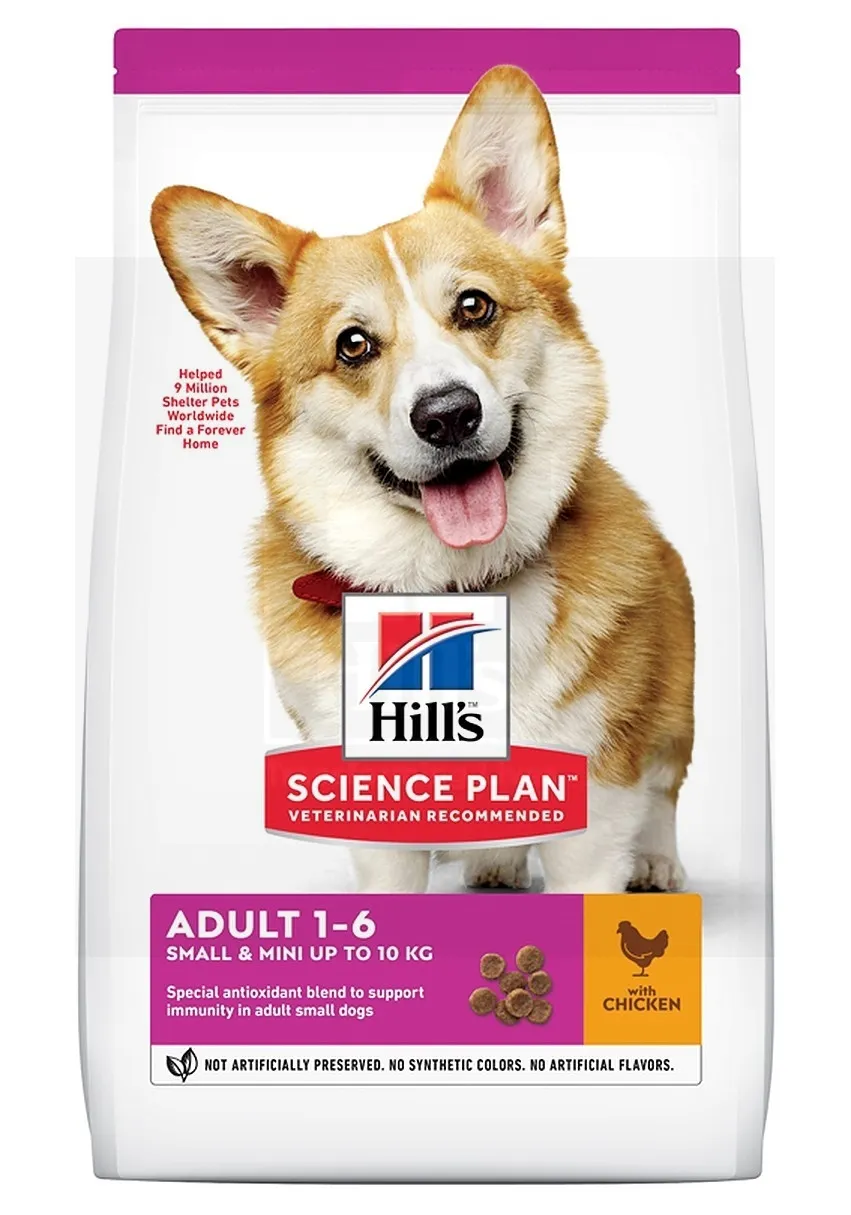 Hill's Science Plan koeratoit kanaga väikest kasvu koerale 3kg - Tootepilt 