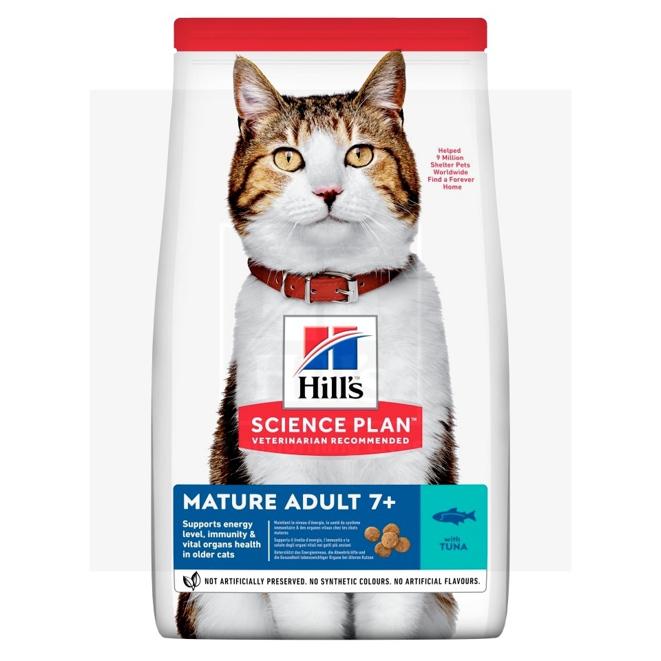 Hill's Science Plan Mature kassitoit tuunikalaga 1,5kg - Tootepilt 