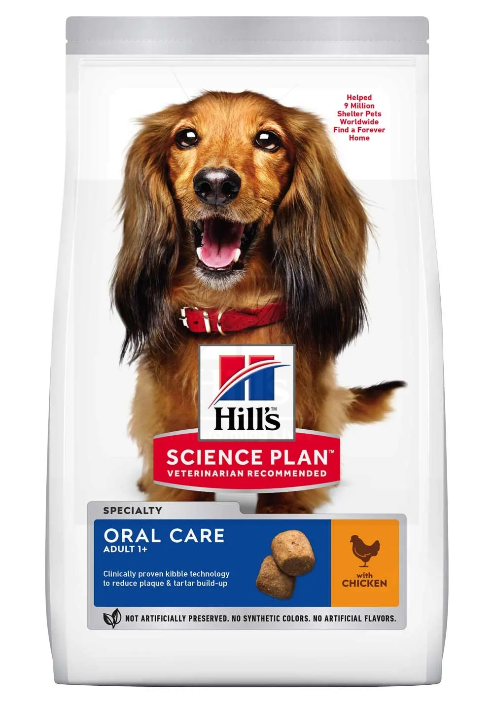 Hill's Science Plan Oral Care koeratoit kanaga keskmisele koerale 2kg - Tootepilt 