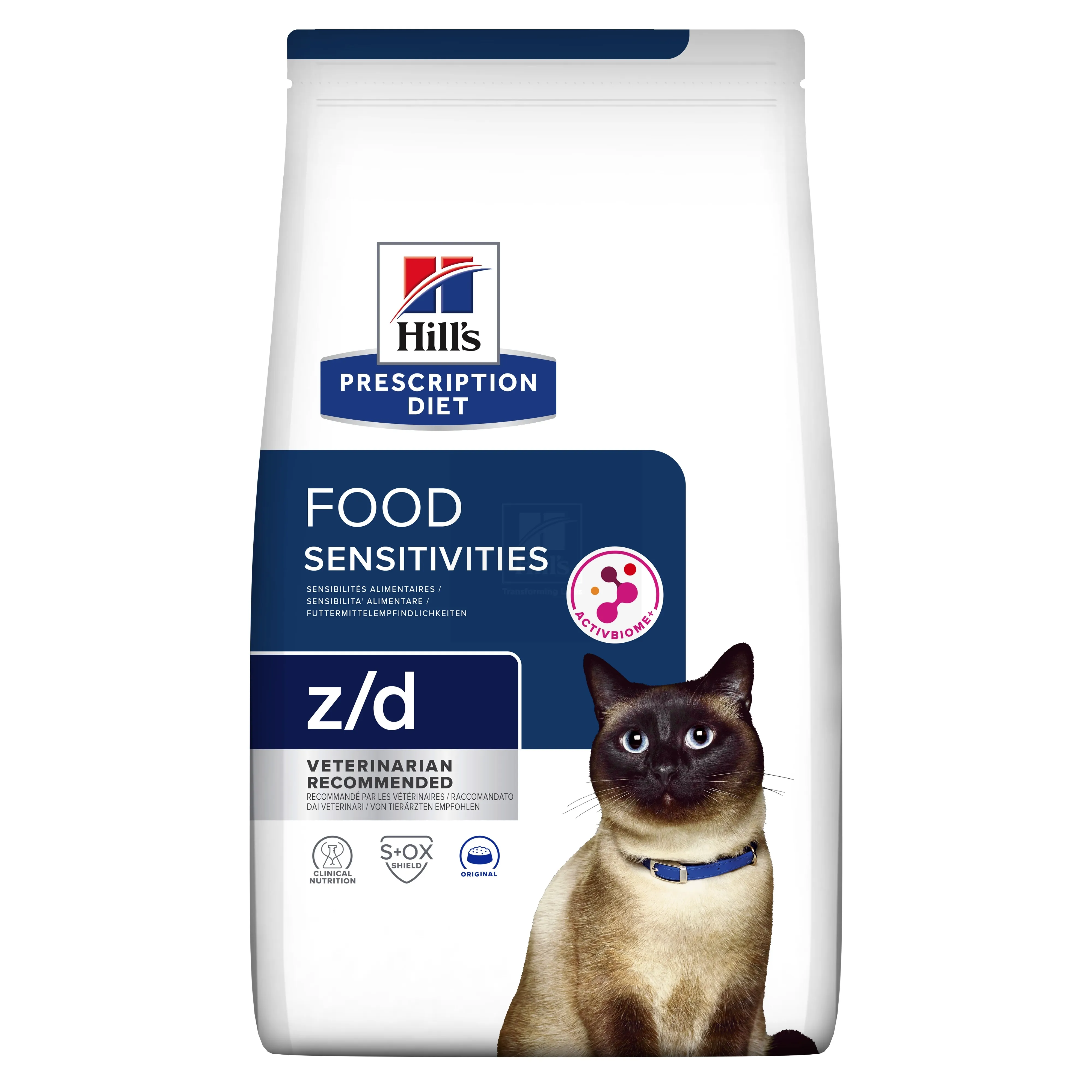 Hill's Prescription Diet z/d täissööt kassile 3 kg - Tootepilt 