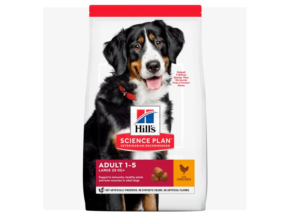 Hill's Science Plan koeratoit kanaga suurt kasvu koerale 18kg - Tootepilt 