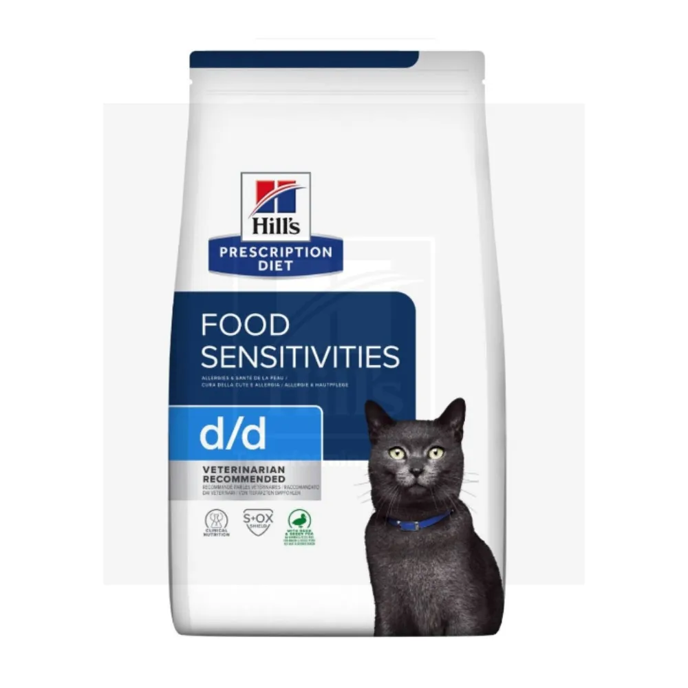Hill's Prescription Diet d/d kassitoit pardiliha & hernega 1,5kg - Tootepilt 