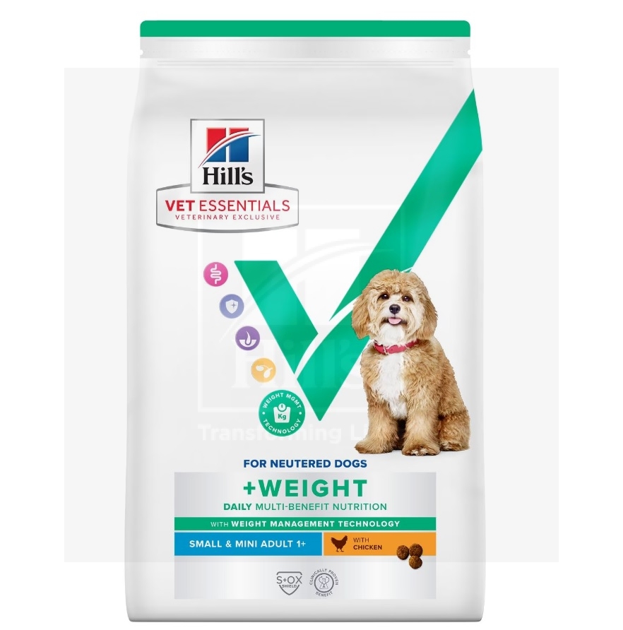 Hill's VE Weight täistoit väikestele koertele kanaga 2 kg - Tootepilt 
