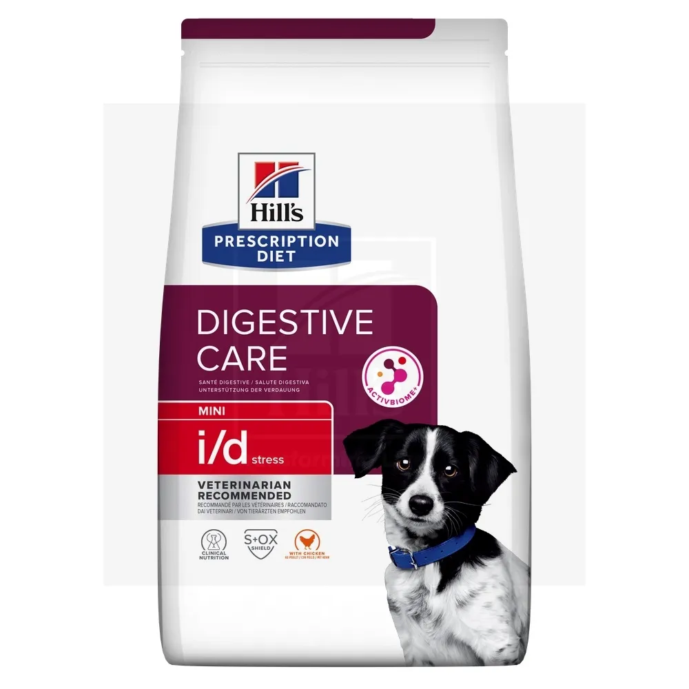 Hill's Prescription Diet i/d Stress Mini koeratoit kanaga 1kg - Tootepilt 
