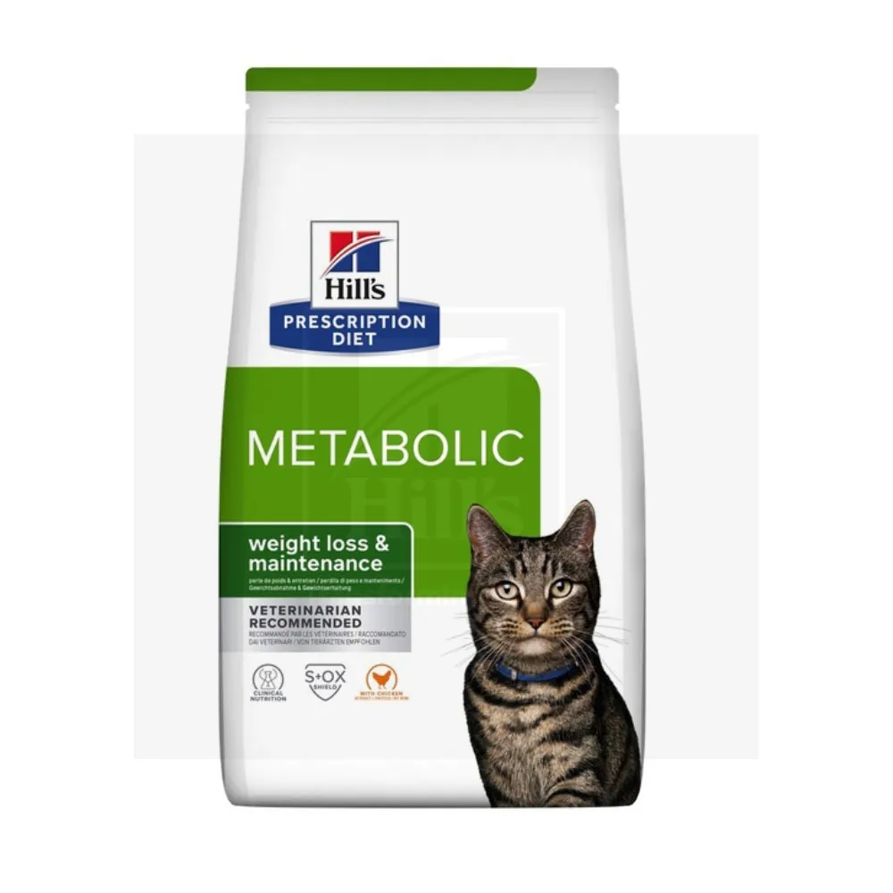 Hill's Prescription Diet Metabolic kassi täissööt kanaga 3 kg - Tootepilt 