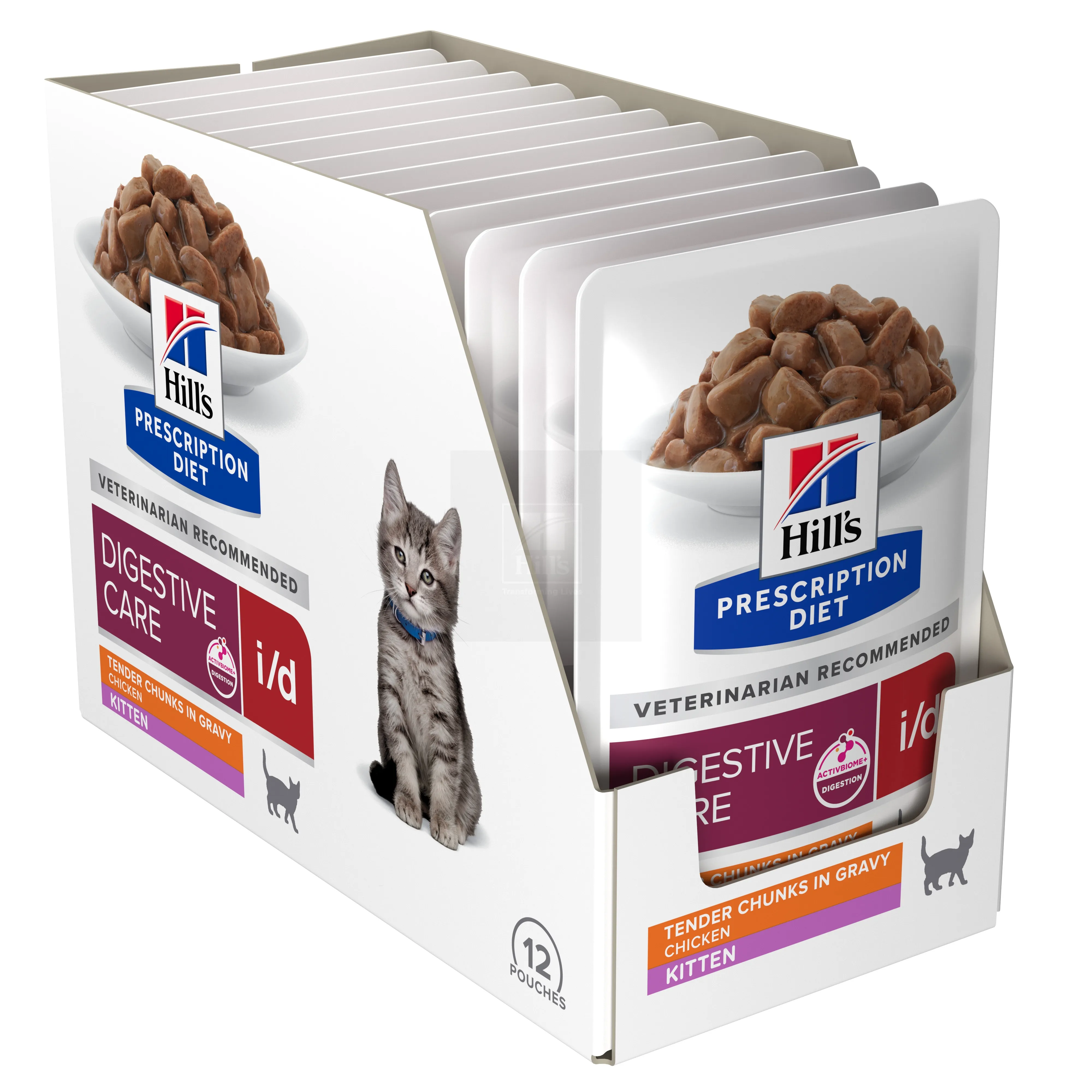 Hills PD kassipoja einekotikesed I/D, kana, 12 x 85 g - Tootepilt 