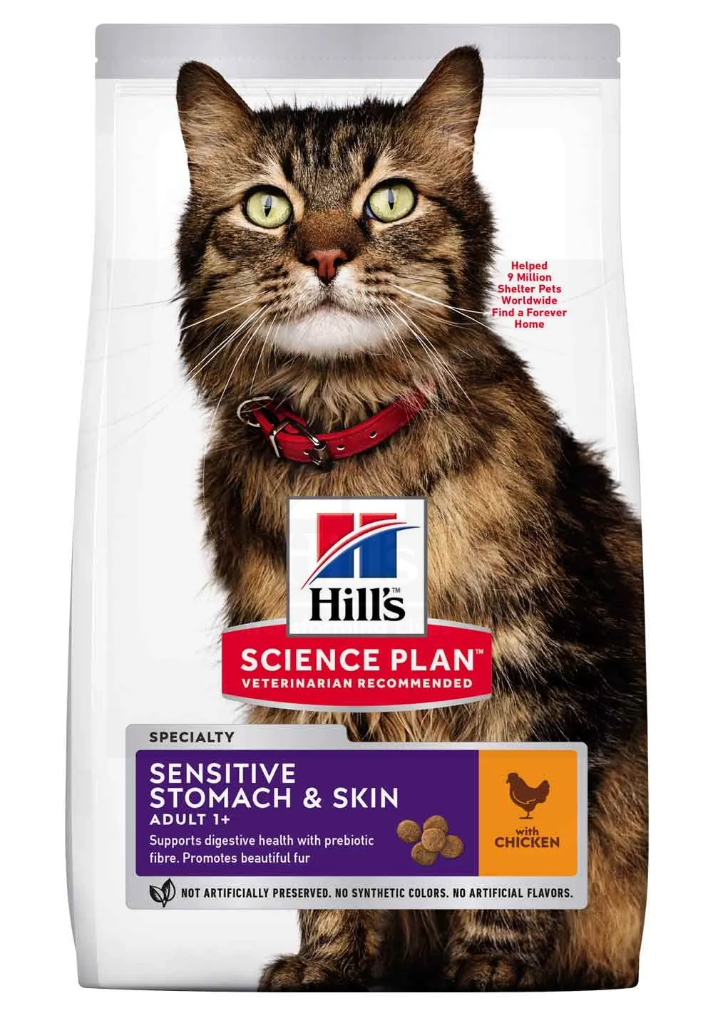 Hill's Science Plan Sensitive Stomach/Skin kassitoit kanalihaga 1,5kg - Tootepilt 
