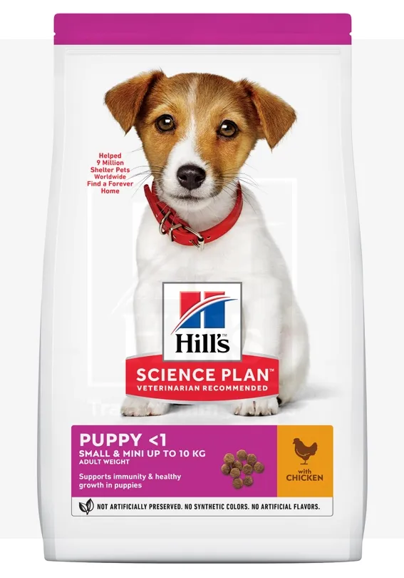 Hill's Science Plan koeratoit kanaga väikest kasvu kutsikale 1,5kg - Tootepilt 