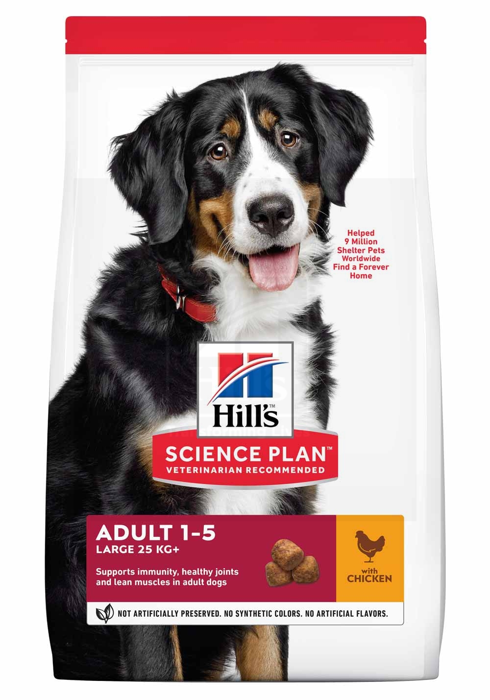 Hill's Science Plan koeratoit kanaga suurt kasvu koerale 14kg - Tootepilt 