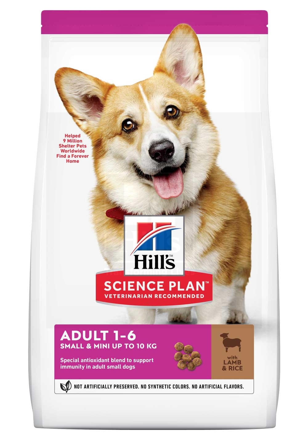 Hill's Science Plan koeratoit lamba & riisiga väiksele koerale 1,5kg - Tootepilt 