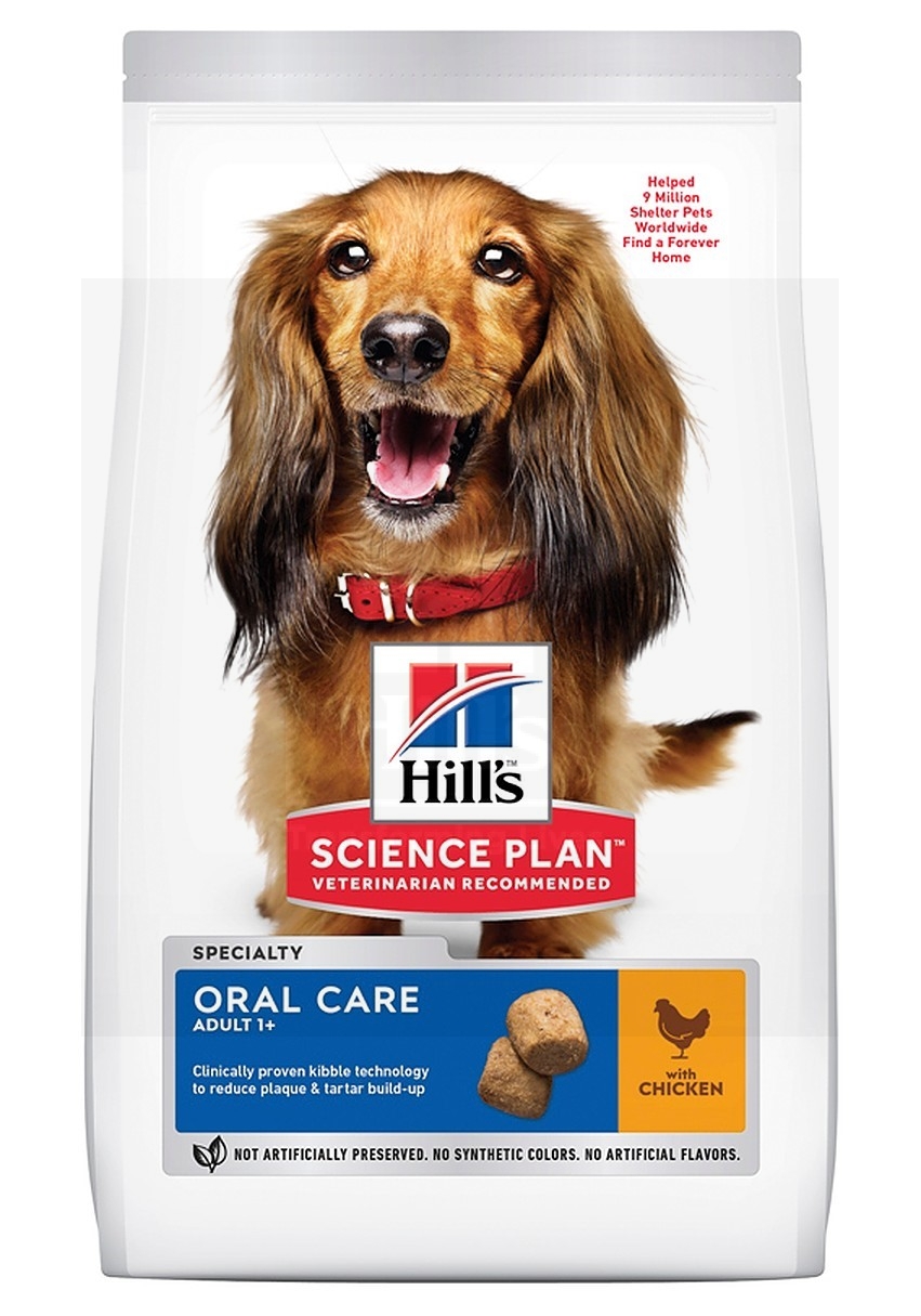 Hill's Science Plan Oral Care koeratoit kanaga suurele koerale 12kg - Tootepilt 