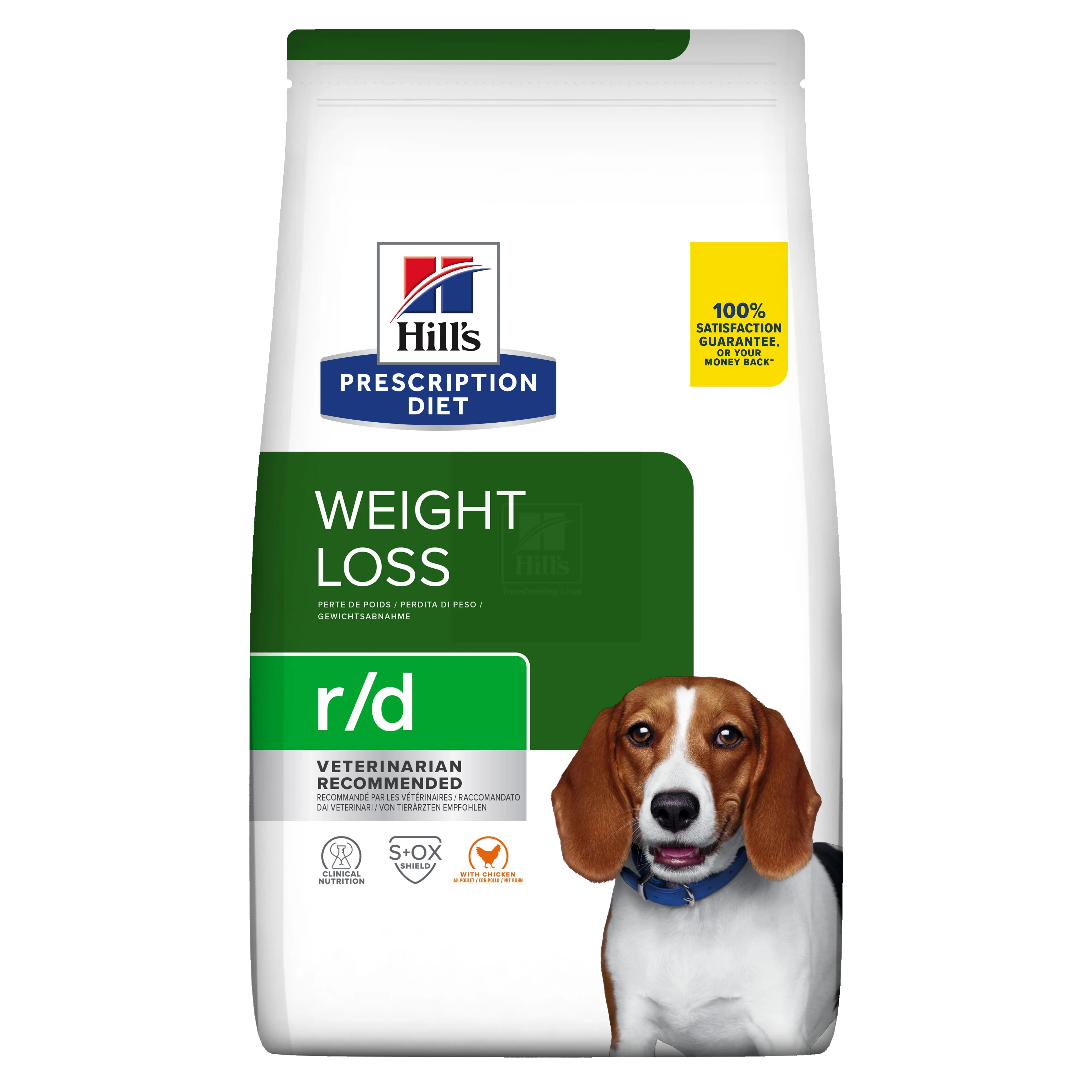 Hill's Prescription Diet r/d koeratoit kanaga 1,5kg - Tootepilt 