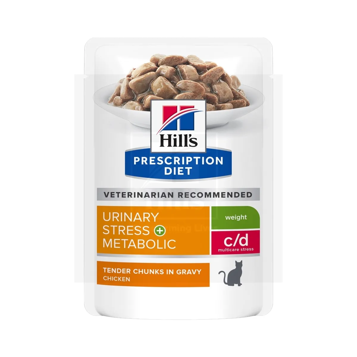 Hill's Prescription Diet c/d Stress+Metab. kassi eine kanaga 85g 12TK - Tootepilt