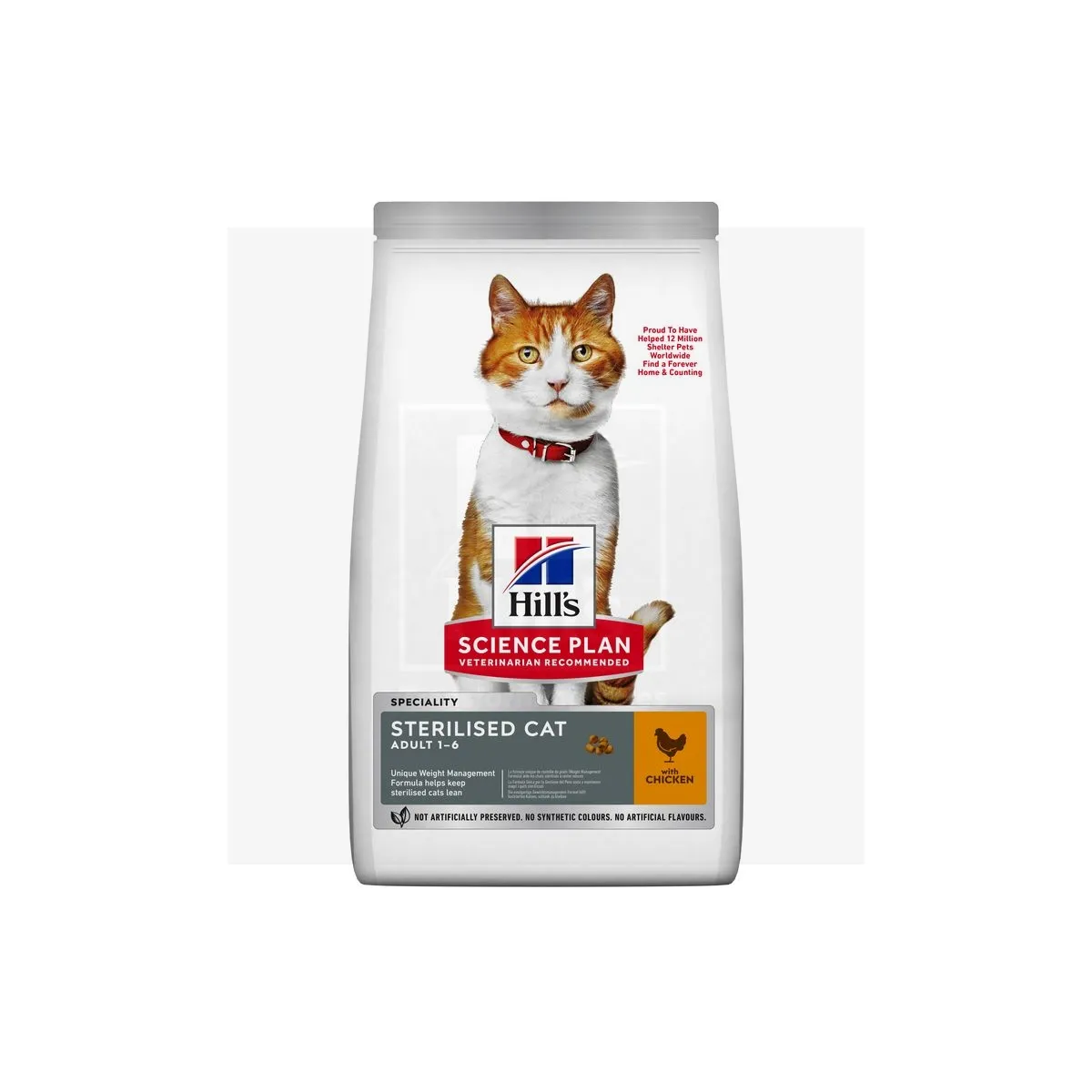 Hill's Science Plan Sterilized Young kassitoit kanalihaga 1,5kg - Tootepilt