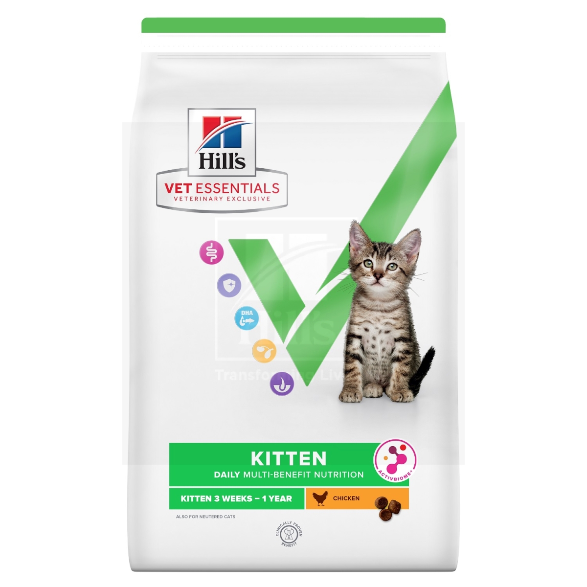 Hills VE MB kuivtoit kassipoegadele kanaga 1,5 kg - Tootepilt
