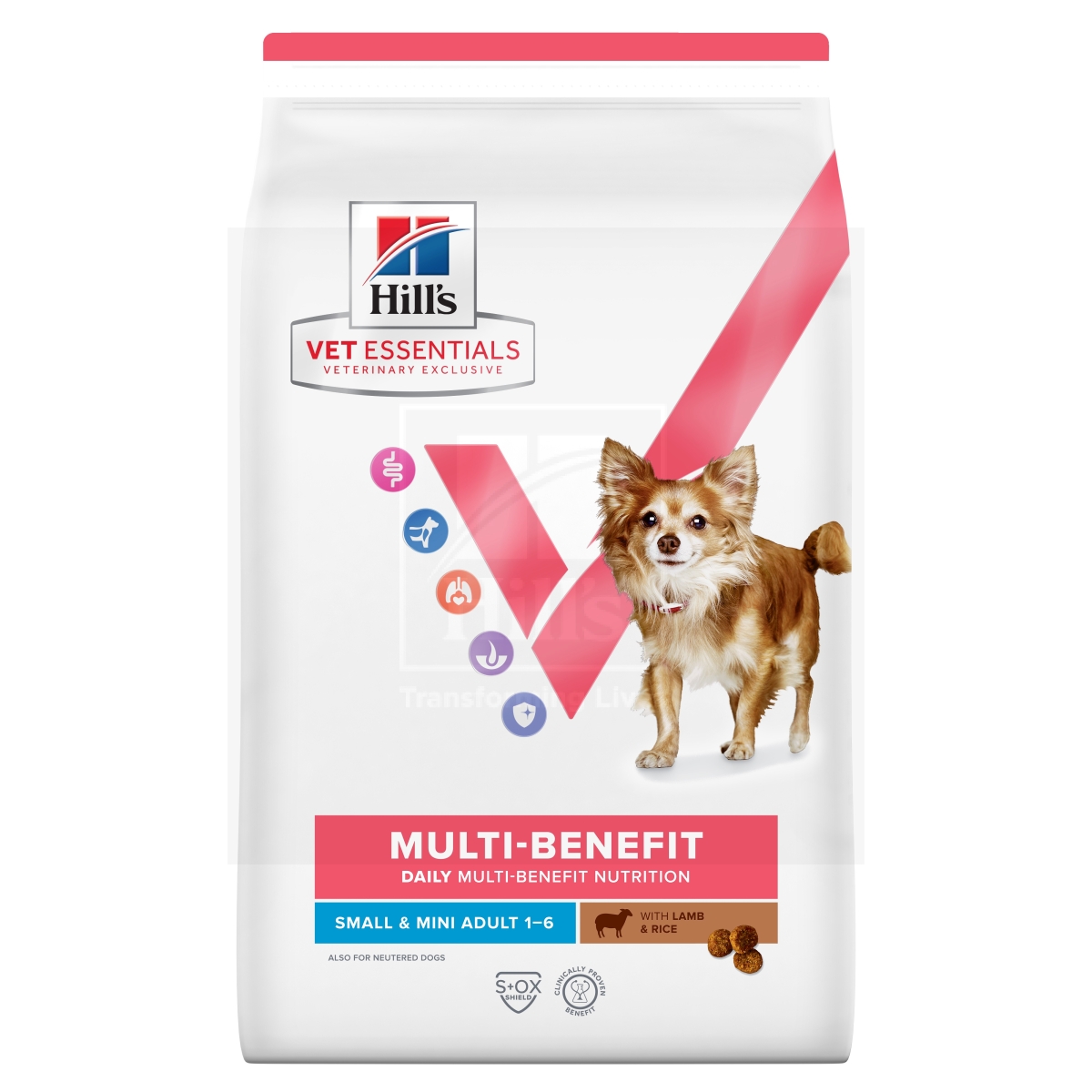 Hill's VE Multi-Benefit täistoit väikestele koertele lammas/riis 2 kg