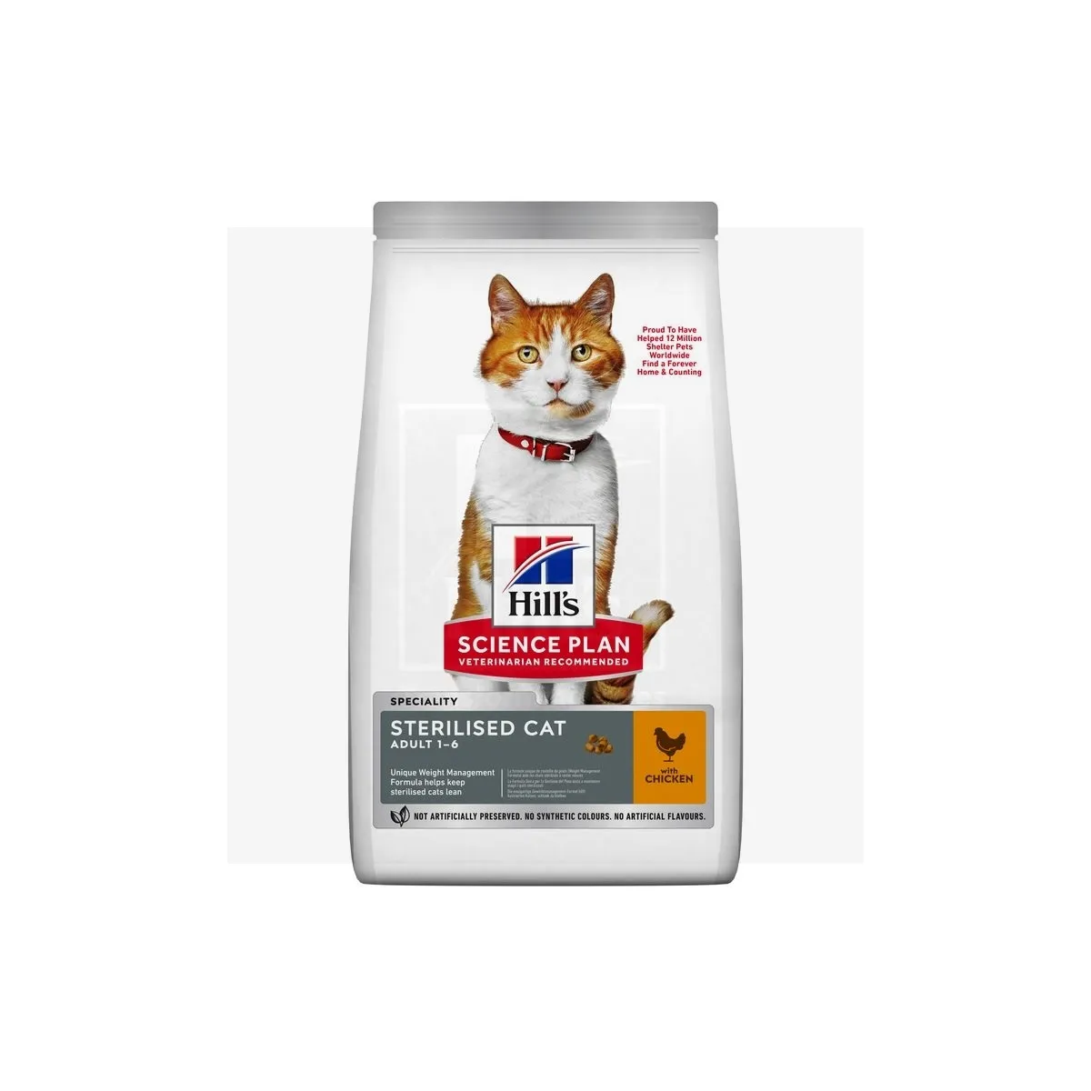 Hill's Science Plan Sterilized Young kassitoit kanalihaga 3kg - Tootepilt