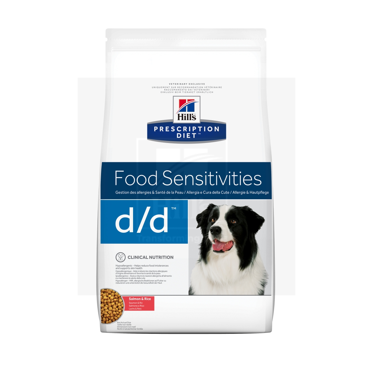 Hill's Prescription Diet d/d koeratoit lõhe & riisiga 12kg - Tootepilt