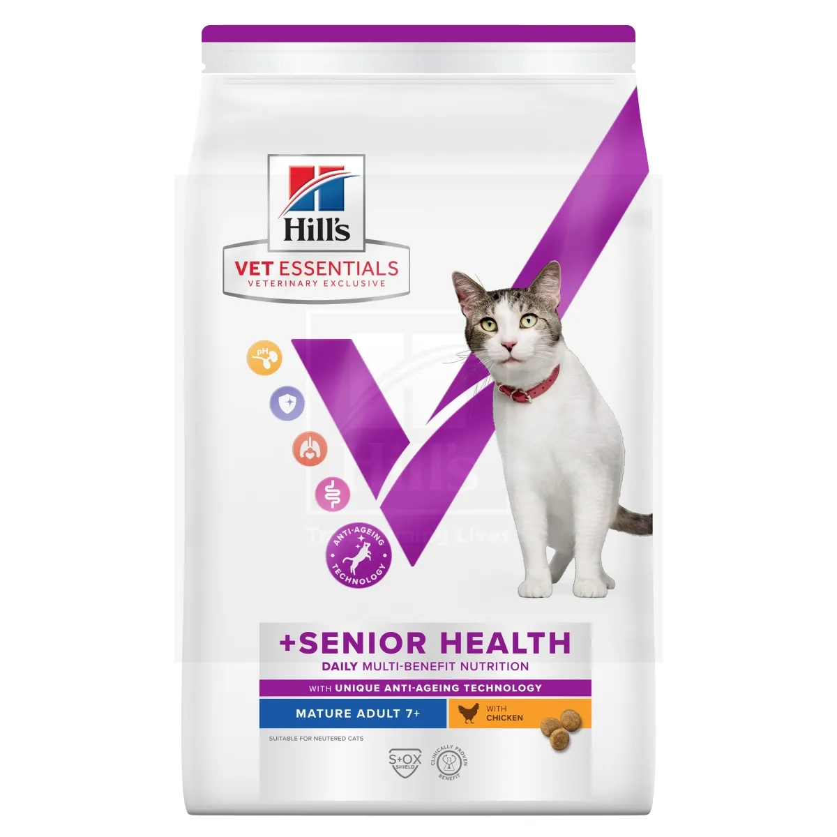 Hill's VE MB kuivtoit eakatele kassidele kanaga 1,5 kg - Tootepilt