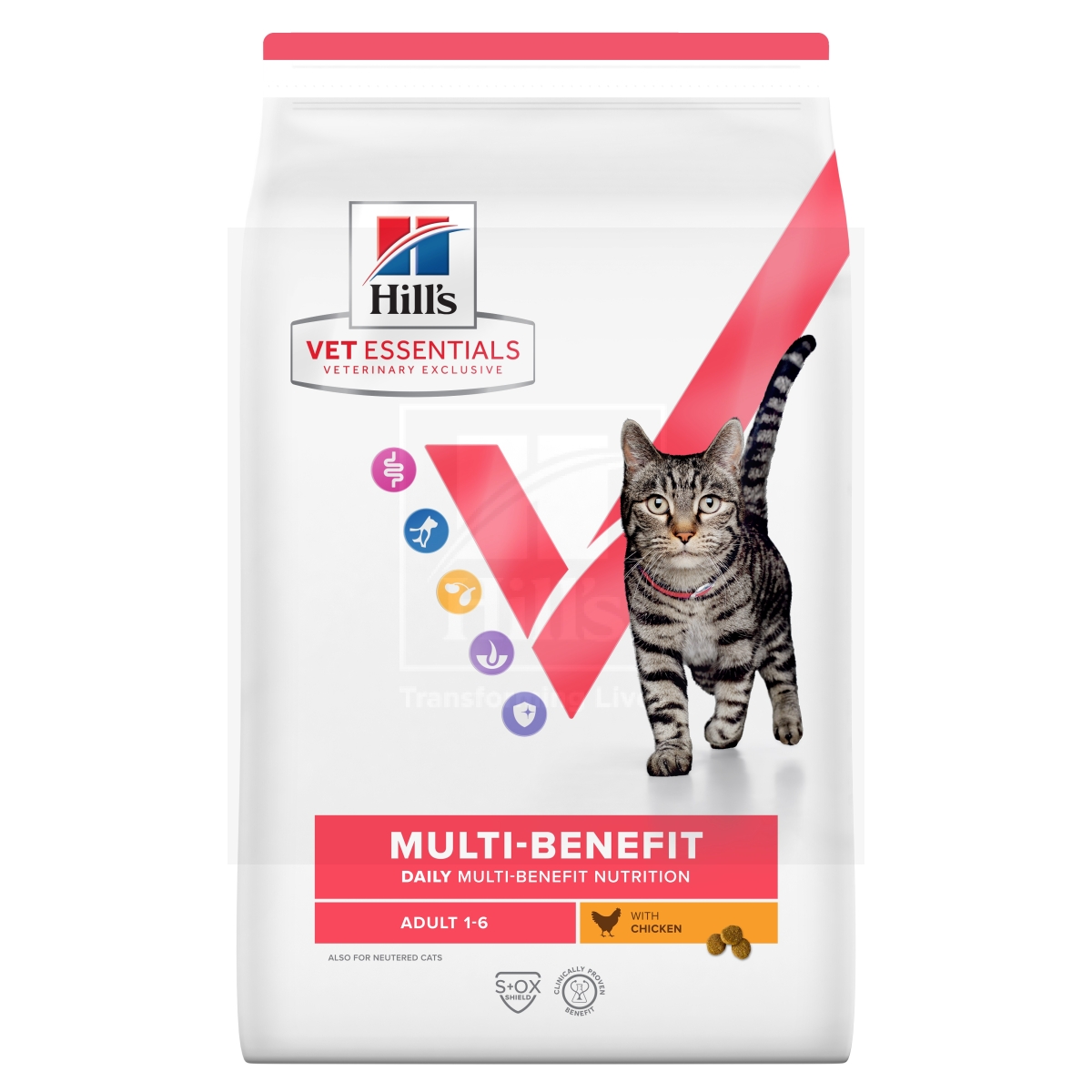 Hill's VE Multi-Benefit täistoit kassile kanaga 1,5 kg - Tootepilt