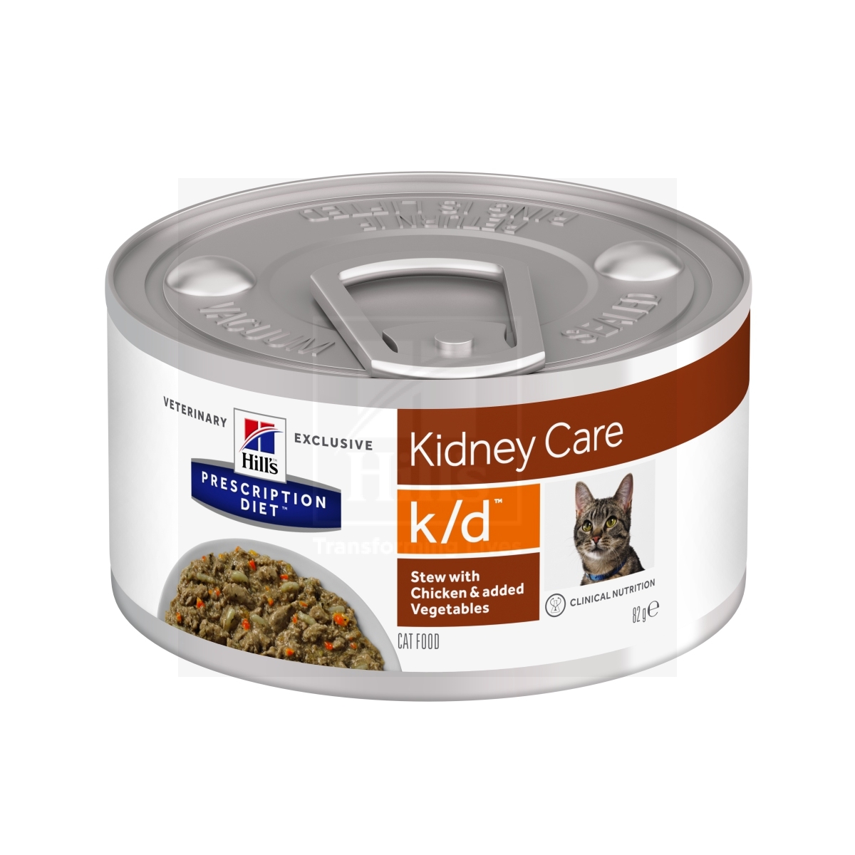 Hill's Prescription Diet k/d hautis kassile kana ja köögiviljadega 82g - Tootepilt