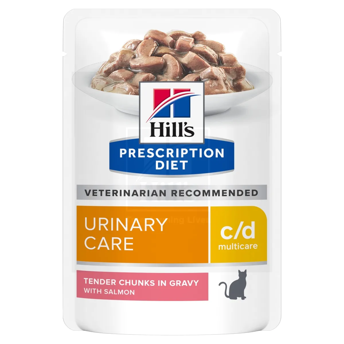 Hill's Prescription Diet c/d kassi einekotike lõhega 85g 12TK - Tootepilt