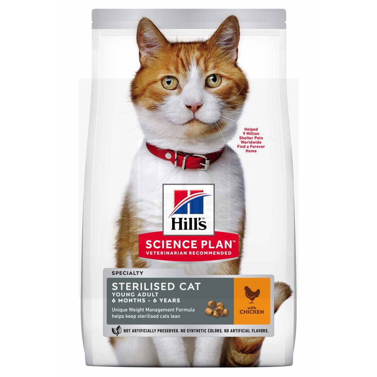 Hill's Science Plan Sterilized Young kassitoit kanalihaga 1,5kg