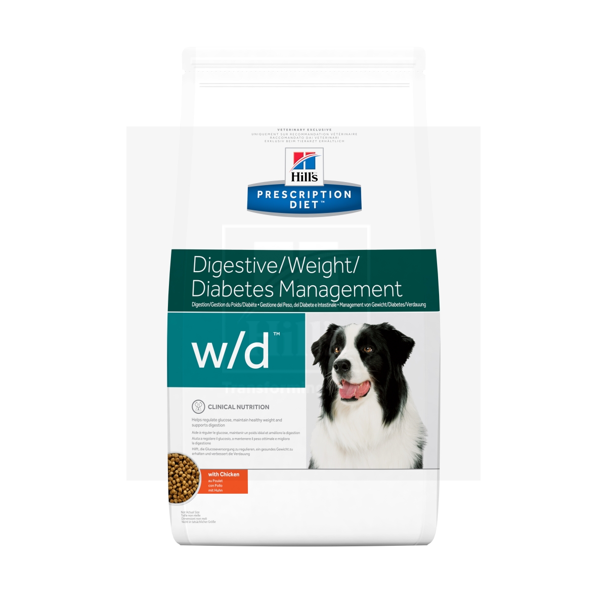 Hill's Prescription Diet w/d koeratoit kanaga 12kg - Tootepilt