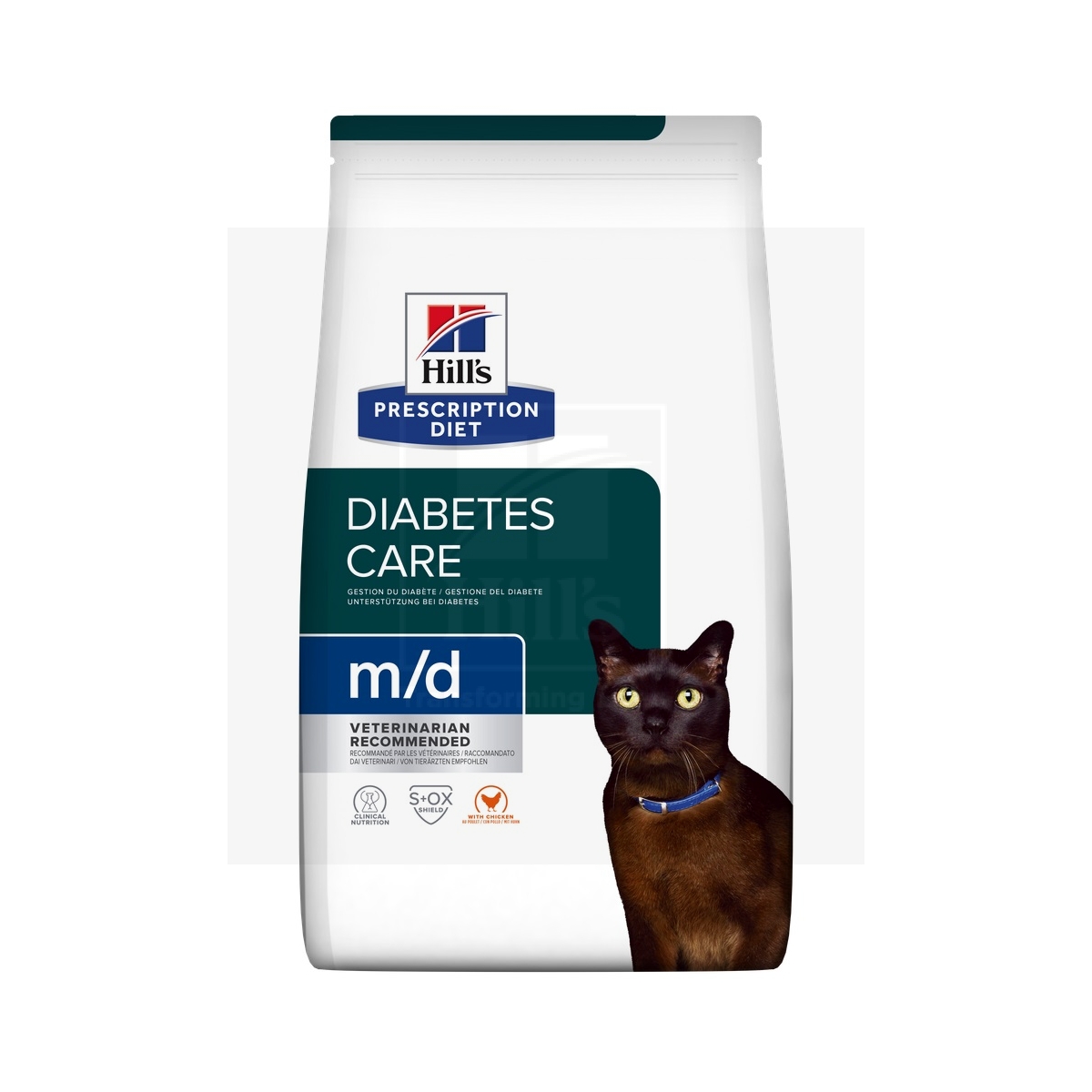 Hill's Prescription Diet m/d kassitoit kanaga 1,5kg