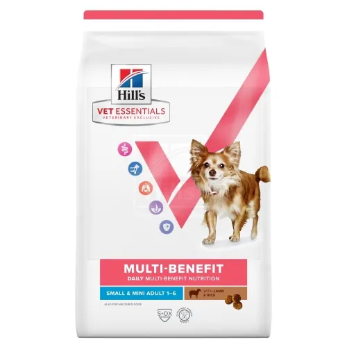 Hill's VE Multi-Benefit täistoit väikestele koertele lammas/riis 2 kg