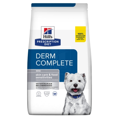Hill's Prescription Diet Derm Complete mini koeratoit 1 kg