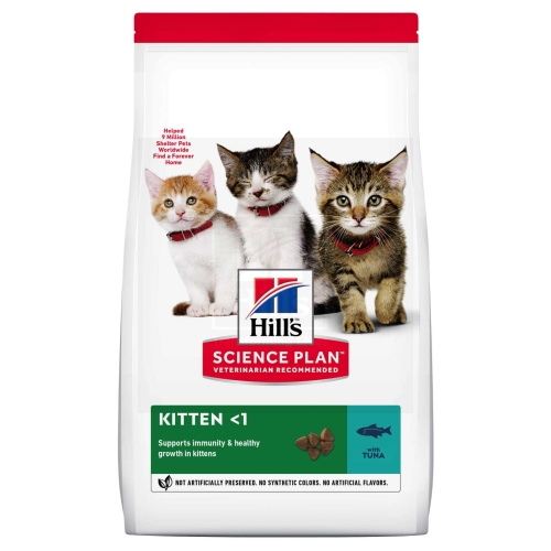 Hill's Science Plan täissööt kassipojale tuunikalaga 1,5kg