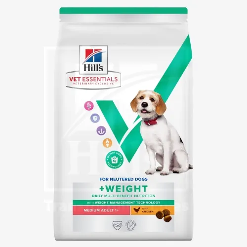 Hills VE MB+Weight kuivtoit keskmist kasvu koertele kanaga 2 kg