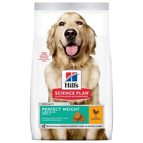 Hill's Science Plan Weight koeratoit kanaga suurele koerale 12kg