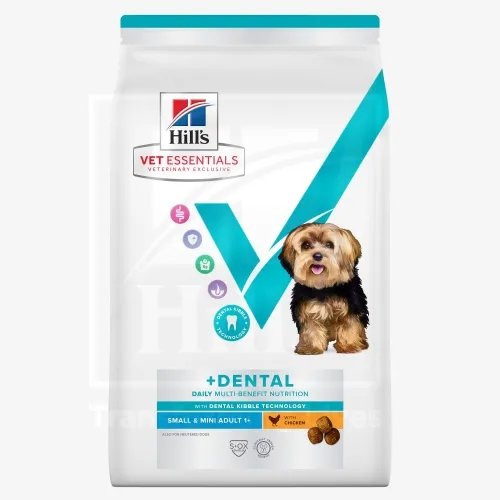 Hills VE MB+Dental kuivtoit väikestele koertele kanaga 7 kg