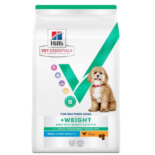 Hill's VE Weight täistoit väikestele koertele kanaga 2 kg