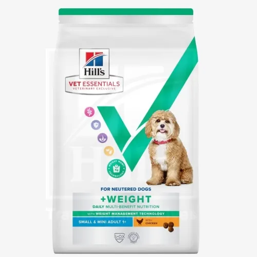 Hill's VE Weight täistoit väikestele koertele kanaga 2 kg