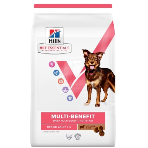 Hill's VE Multi-Benefit täistoit koertele lamba ja riisiga 10 kg
