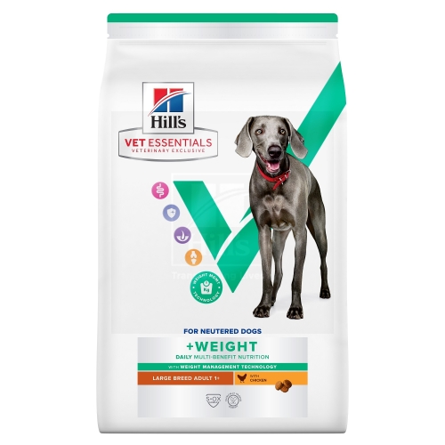 Hills VE MB+Weight kuivtoit suurtele koertele kanaga 14 kg