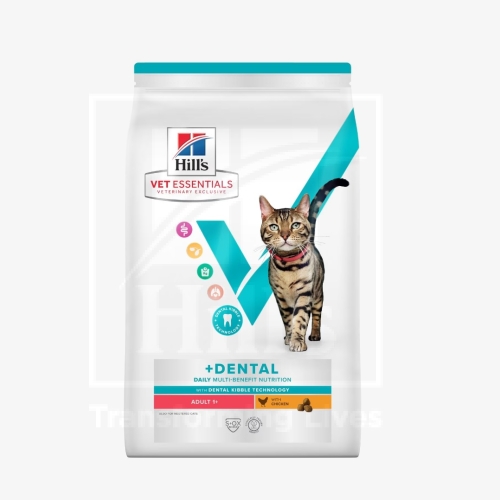 Hill's VE MB+Dental kuivtoit täiskasvanud kassidele kanaga 1,5 kg