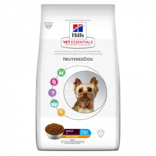 Hill's Vet Essentials Sterilized Small & Mini koeratoit kanaga 1,5kg