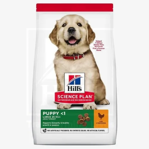 Hill's Science Plan koeratoit kanaga suurt kasvu kutsikale 14,5kg