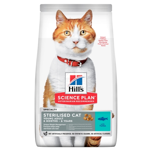 Hill's Science Plan Sterilized Young kassitoit tuunikalaga 300g