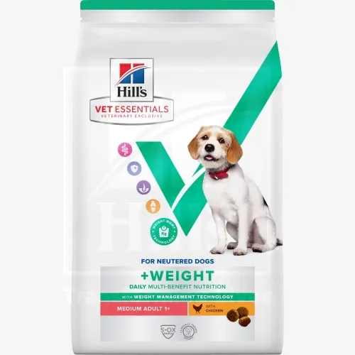 Product image of Hills VE MB+Weight kuivtoit keskmist kasvu koertele kanaga, 10 kg